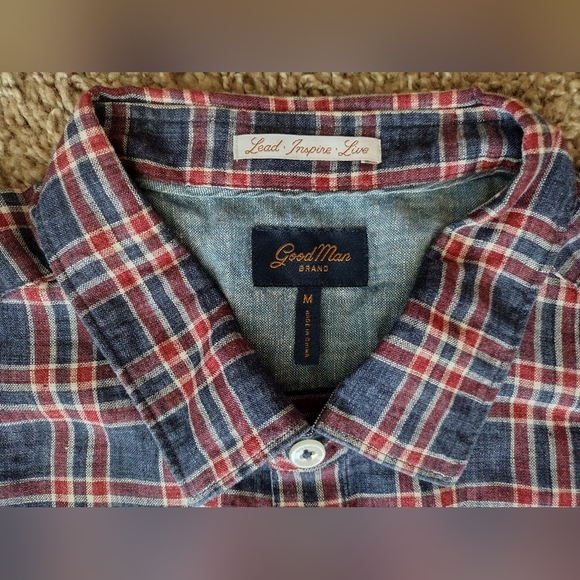 Good Man Brand Casual Button Down Short Sleeve Shirts NWT - Picture 9 of 11